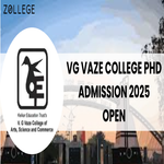 VG Vaze College PhD Admission 2025 Open